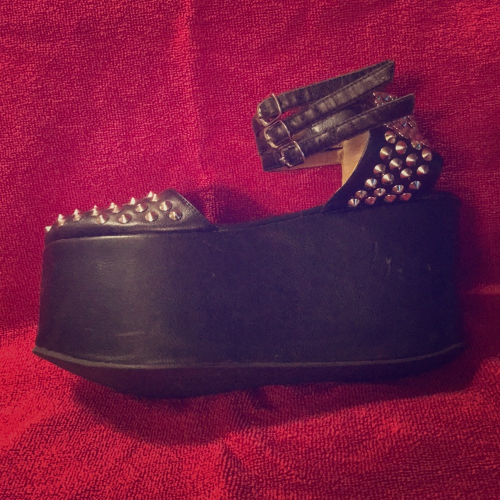 Ego and Greed She Cray studded platforms